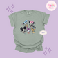 EMBROIDERED MICKEY AND FRIENDS - ADULT T-SHIRT
