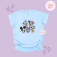 EMBROIDERED MICKEY AND FRIENDS - ADULT T-SHIRT