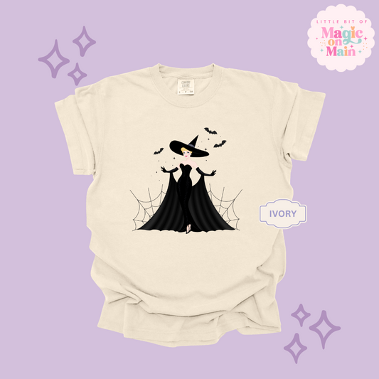 PRINTED SPOOKY CINDY - ADULT T-SHIRT