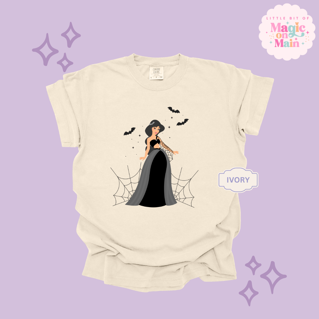 PRINTED SPOOKY JASMINE - ADULT T-SHIRT