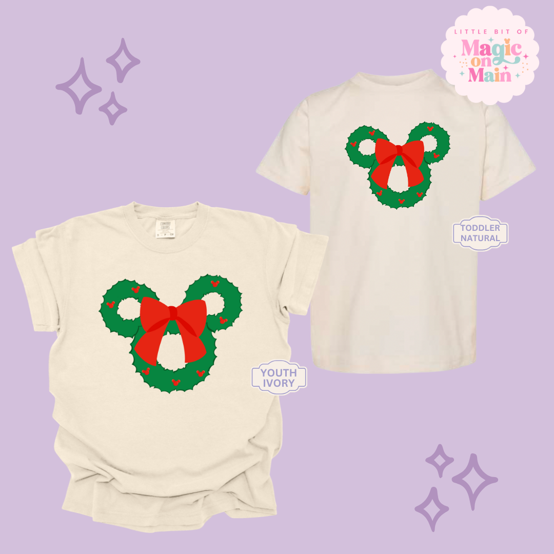 PRINTED MICKEY WREATH - EXCLUSIVE TO MoM - YOUTH/TODDLER