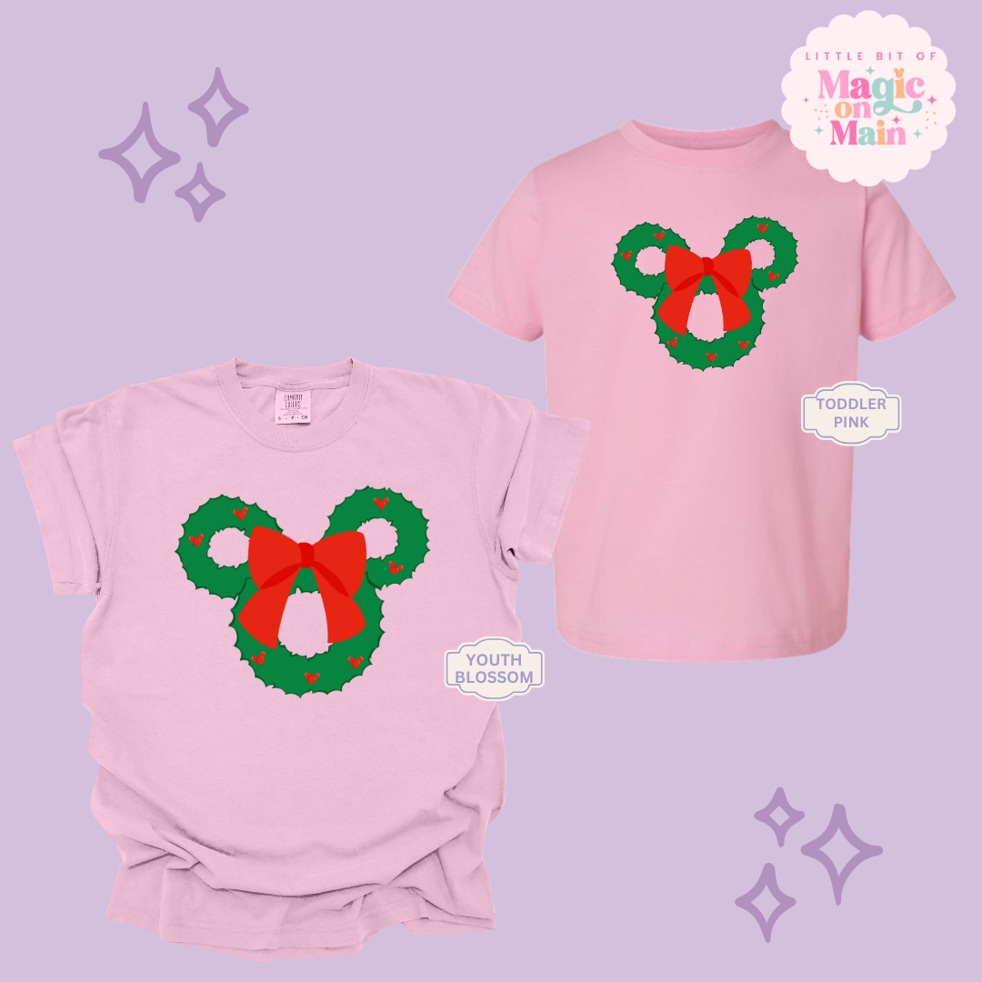 PRINTED MICKEY WREATH - EXCLUSIVE TO MoM - YOUTH/TODDLER