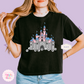 PRINTED DLAND CASTLE - WOMENS BOXY T-SHIRT