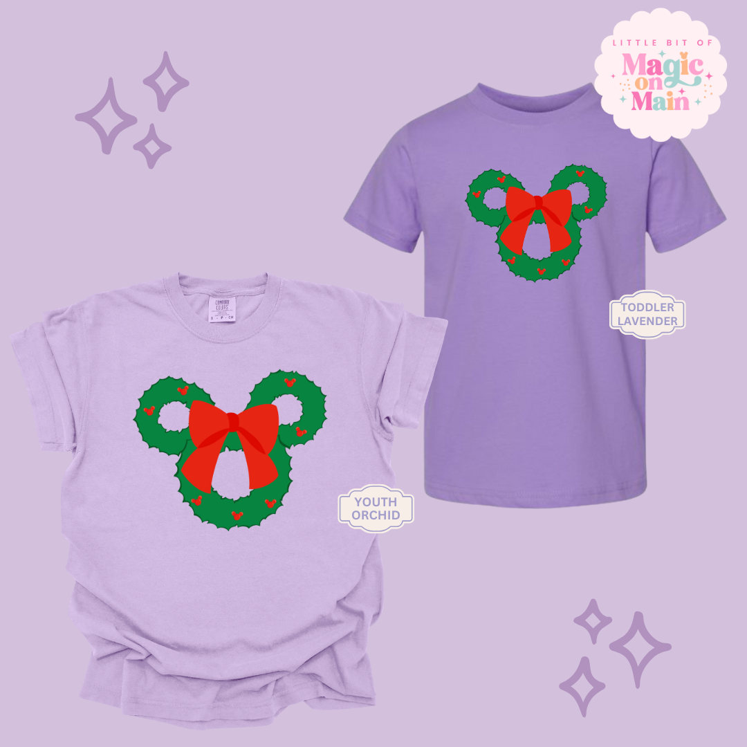 PRINTED MICKEY WREATH - EXCLUSIVE TO MoM - YOUTH/TODDLER