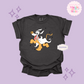 PRINTED HALLOWEEN PLUTO - ADULT T-SHIRT