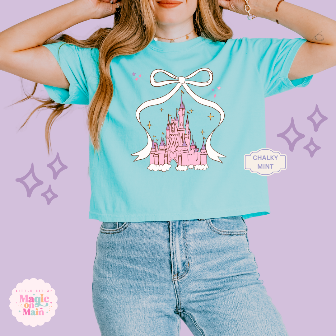 PRINTED CASTLE - WOMENS BOXY T-SHIRT