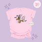 EMBROIDERED GHOST PLUTO - ADULT T-SHIRT