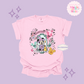 PRINTED NEON HALLOWEEN MINNIE - ADULT T-SHIRT