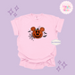 EMBROIDERED ORANGE PUMPKIN - EXCLUSIVE TO MoM - ADULT T-SHIRT
