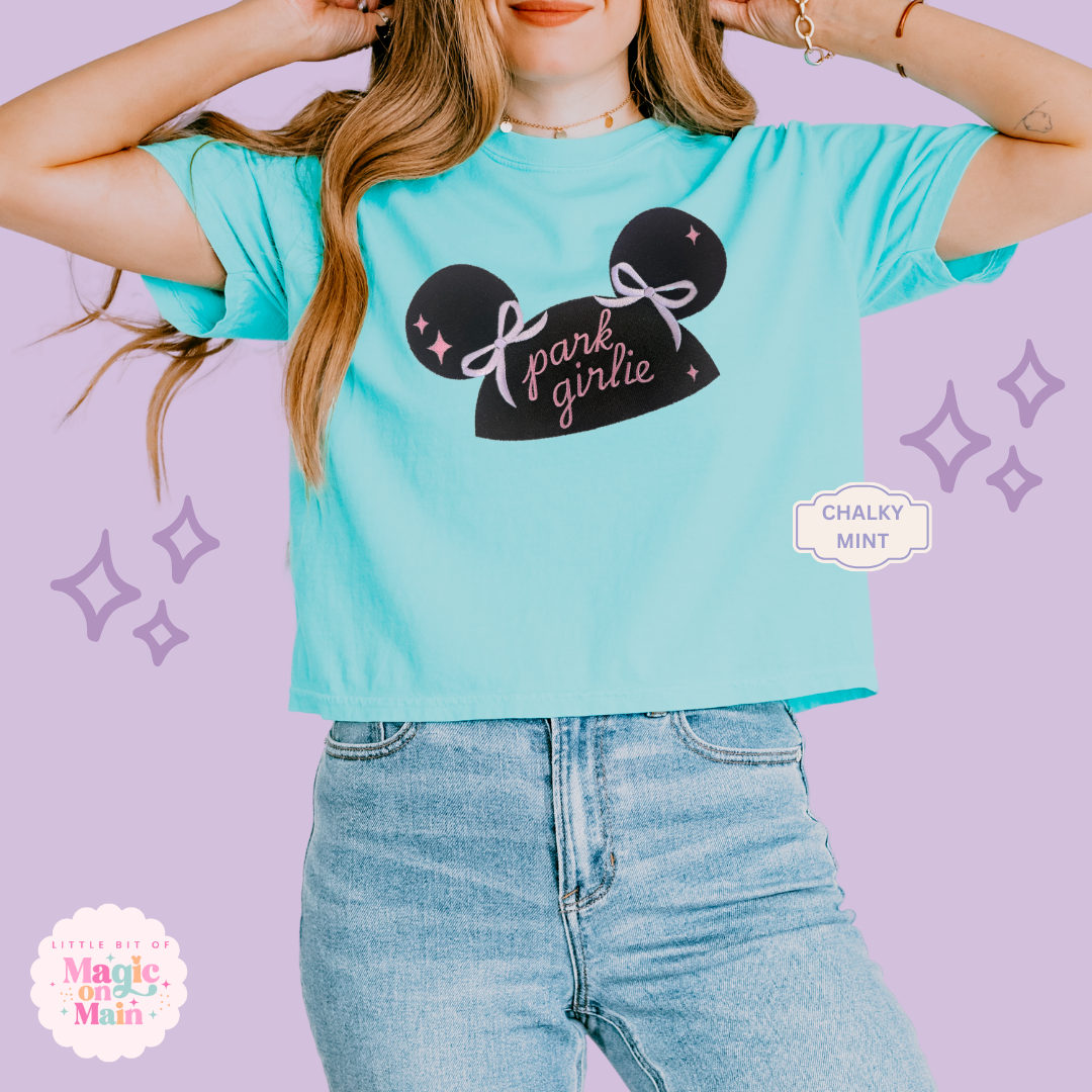 EMBROIDERED PARK GIRLIE HAT - EXCLUSIVE TO MoM - WOMENS BOXY T-SHIRT