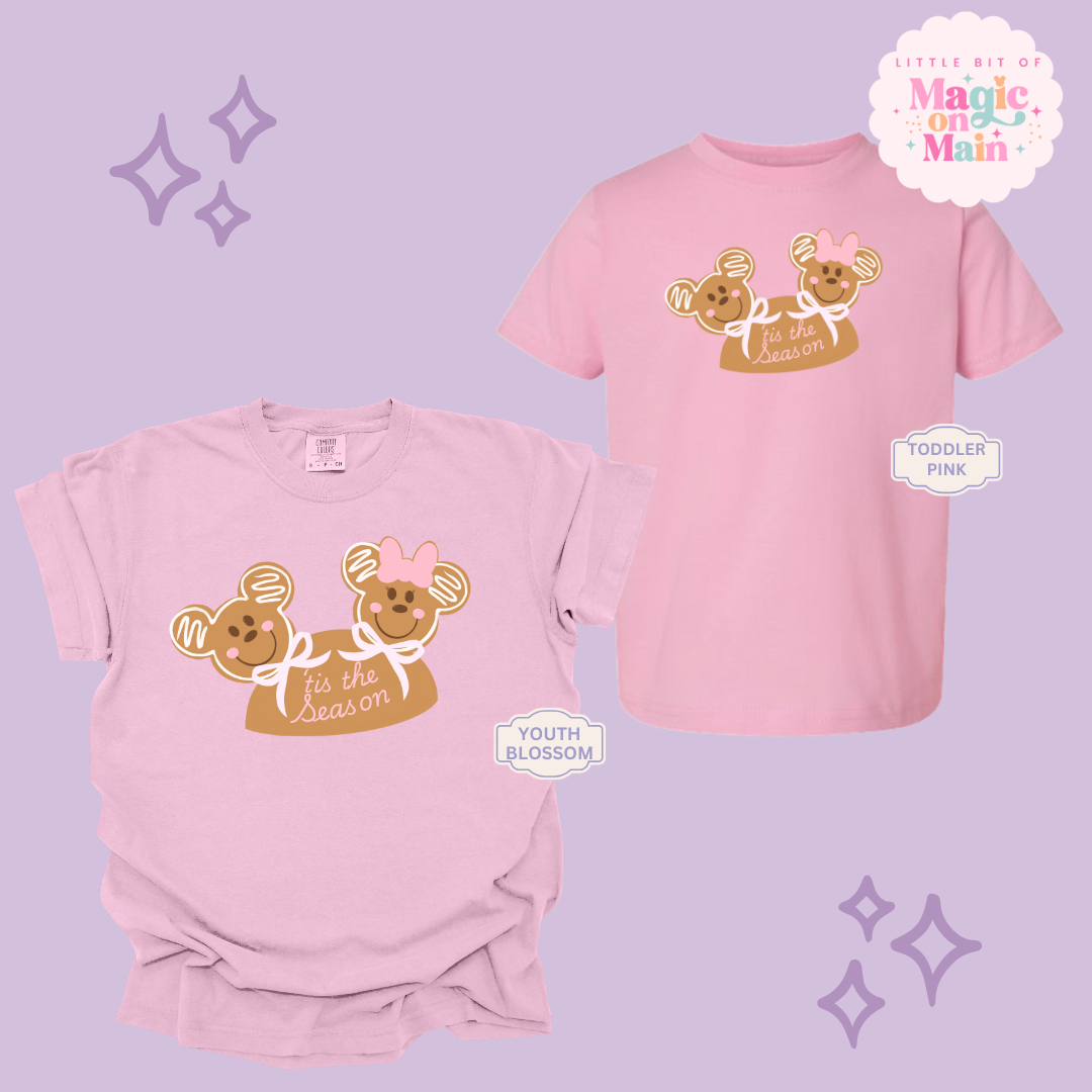 PRINTED MICKEY & MINNIE GINGERBREAD HAT - EXCLUSIVE TO MoM - YOUTH/TODDLER