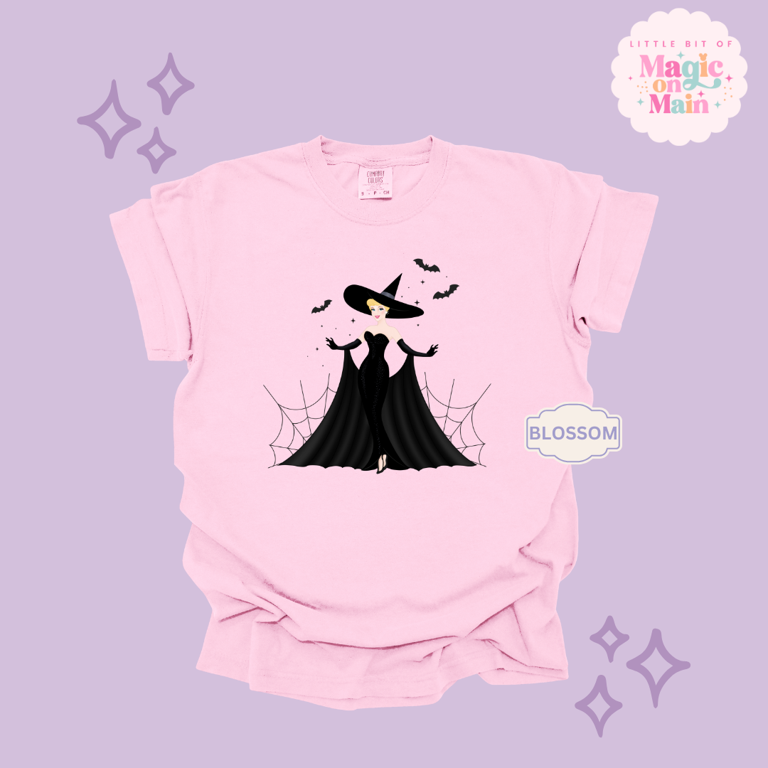 PRINTED SPOOKY CINDY - ADULT T-SHIRT