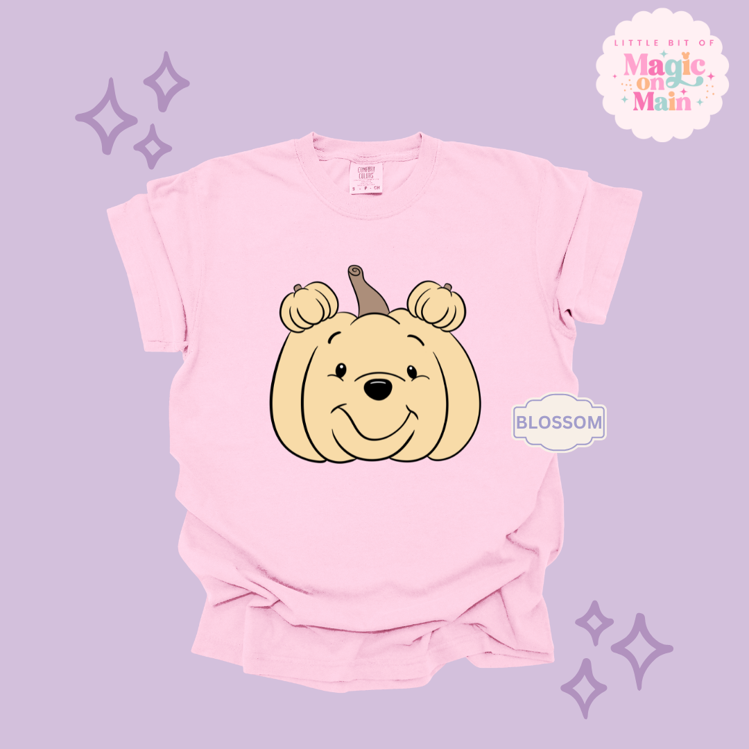 PRINTED POOH PUMPKIN - ADULT T-SHIRT