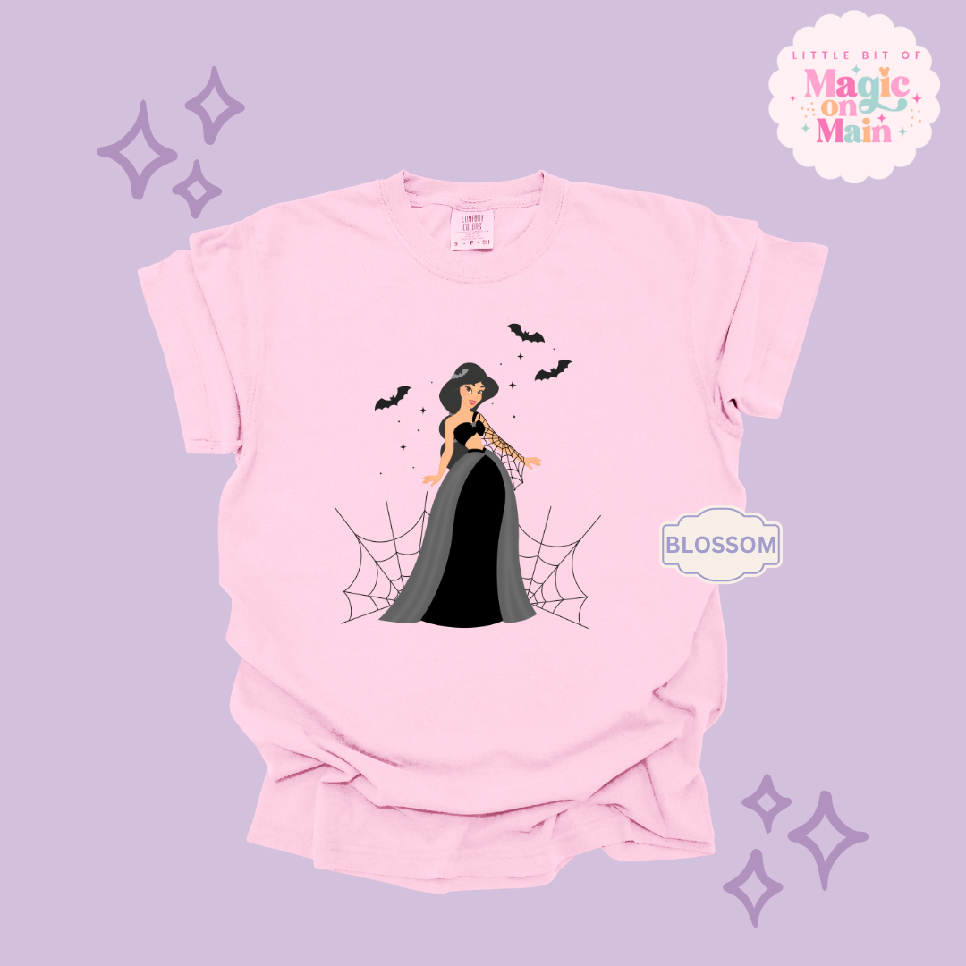 PRINTED SPOOKY JASMINE - ADULT T-SHIRT