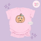 PRINTED ORANGE BIRD PUMPKIN - ADULT T-SHIRT