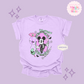 PRINTED NEON HALLOWEEN MICKEY - ADULT T-SHIRT