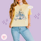 PRINTED DWORLD CASTLE - WOMENS BOXY T-SHIRT