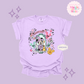 PRINTED NEON HALLOWEEN MINNIE - ADULT T-SHIRT