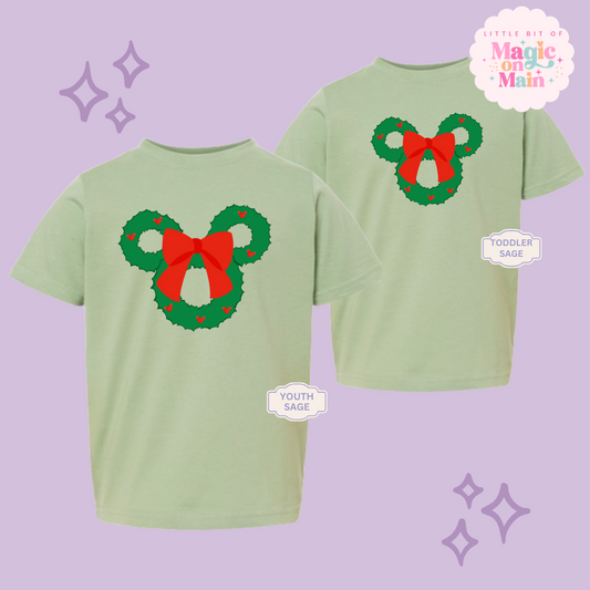 PRINTED MICKEY WREATH - EXCLUSIVE TO MoM - YOUTH/TODDLER