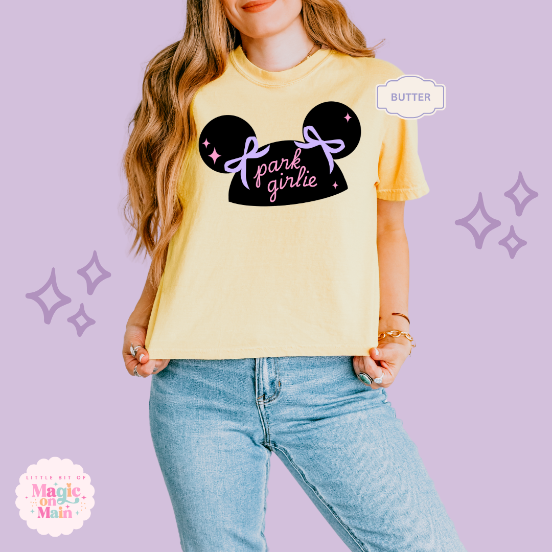 PRINTED PARK GIRLIE HAT - EXCLUSIVE TO MoM - WOMENS BOXY T-SHIRT