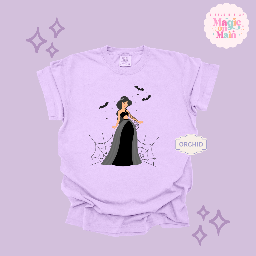 PRINTED SPOOKY JASMINE - ADULT T-SHIRT