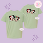 PRINTED MICKEY & MINNIE CHRISTMAS - YOUTH/TODDLER