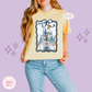 PRINTED DWORLD COQUETTE - WOMENS BOXY T-SHIRT