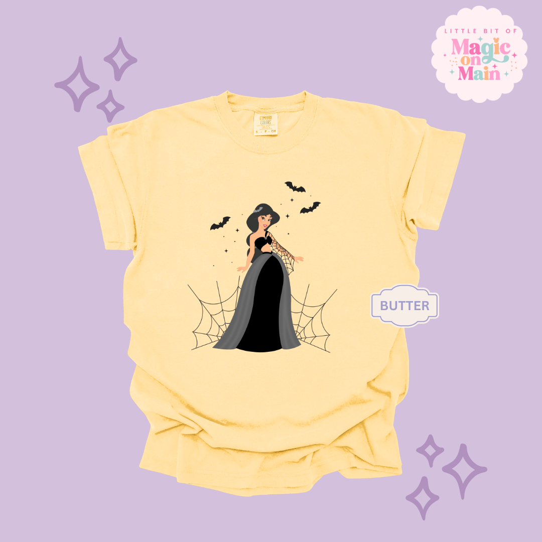 PRINTED SPOOKY JASMINE - ADULT T-SHIRT