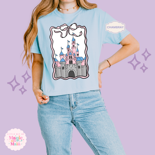 PRINTED DLAND COQUETTE - WOMENS BOXY T-SHIRT