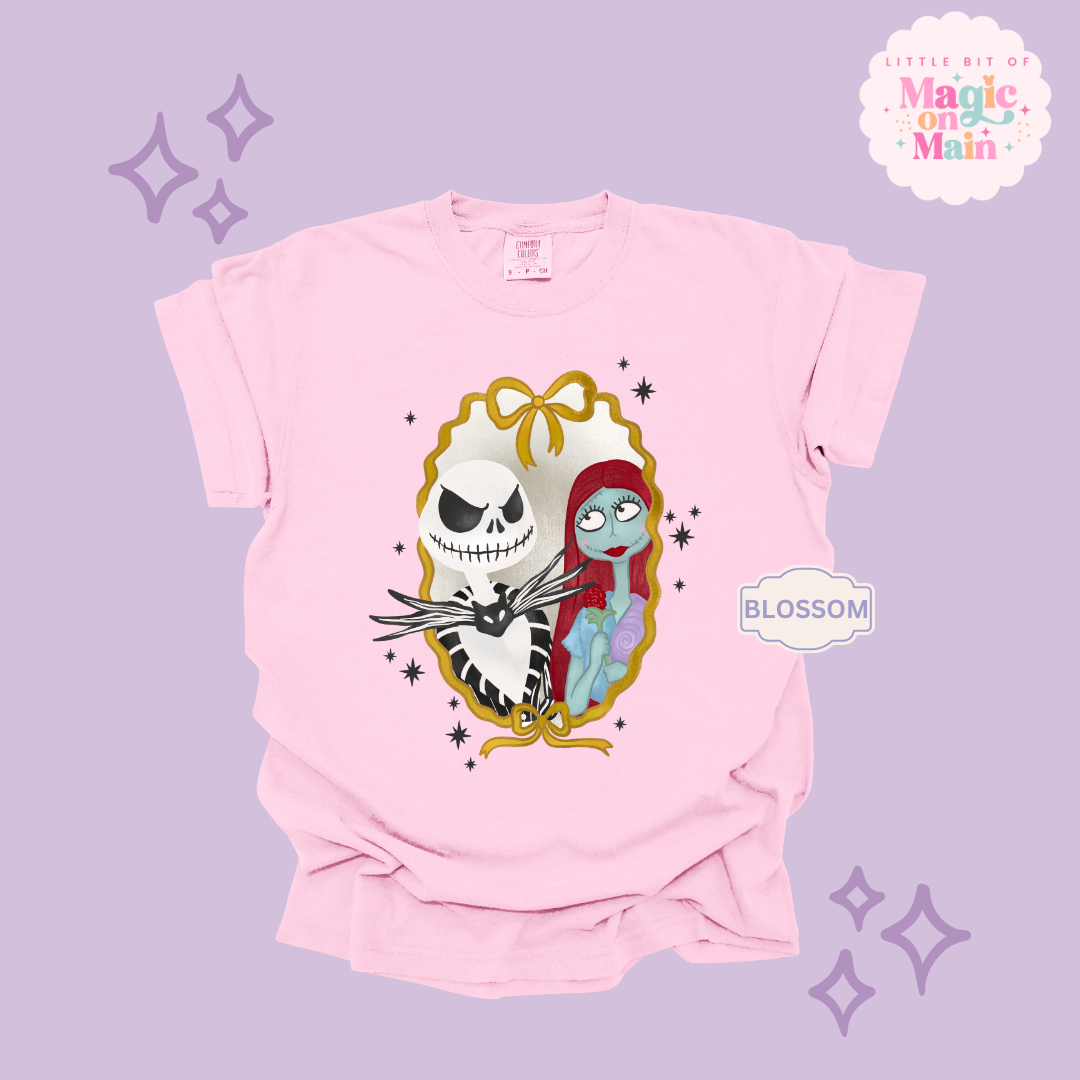 PRINTED JACK AND SALLY - ADULT T-SHIRT