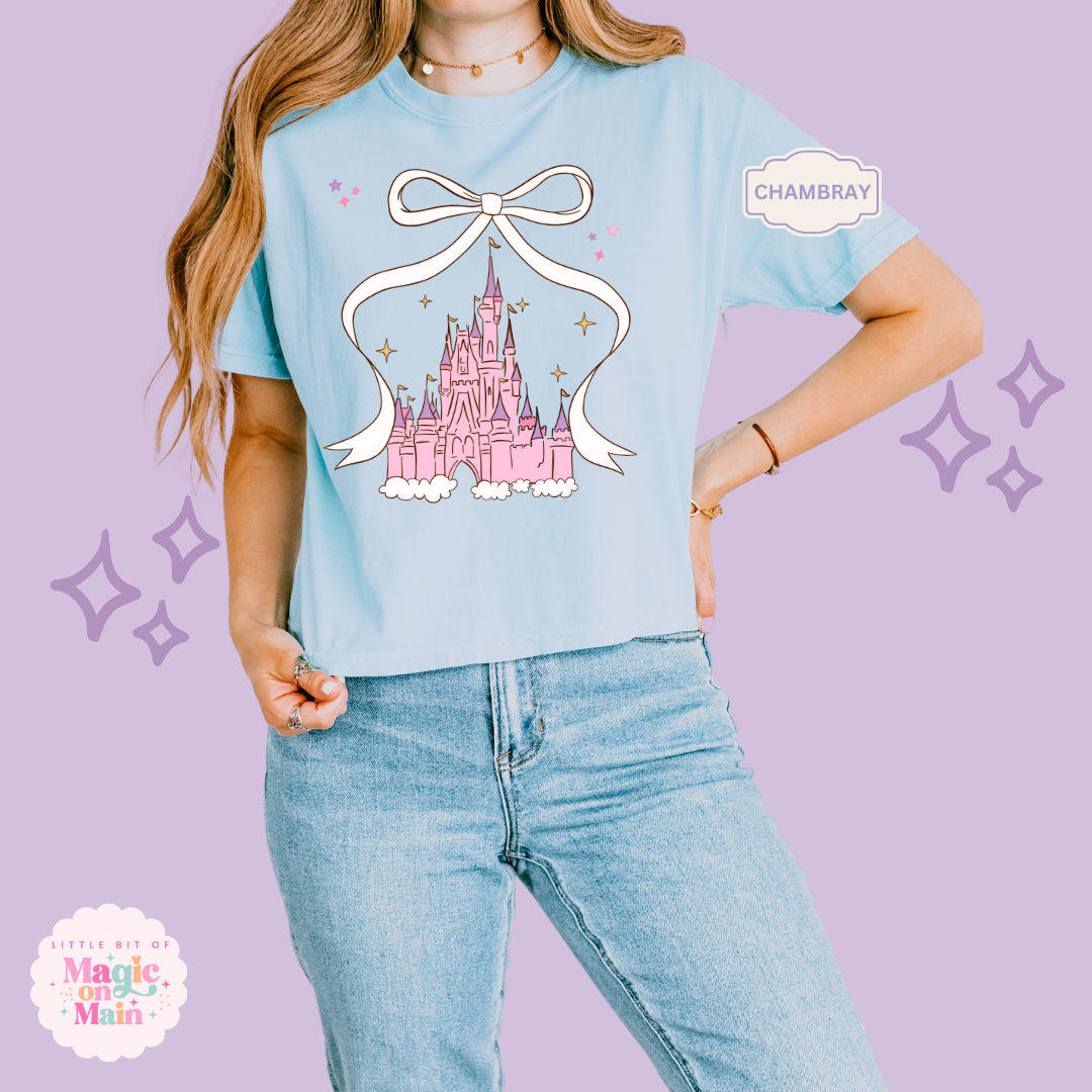 PRINTED CASTLE - WOMENS BOXY T-SHIRT
