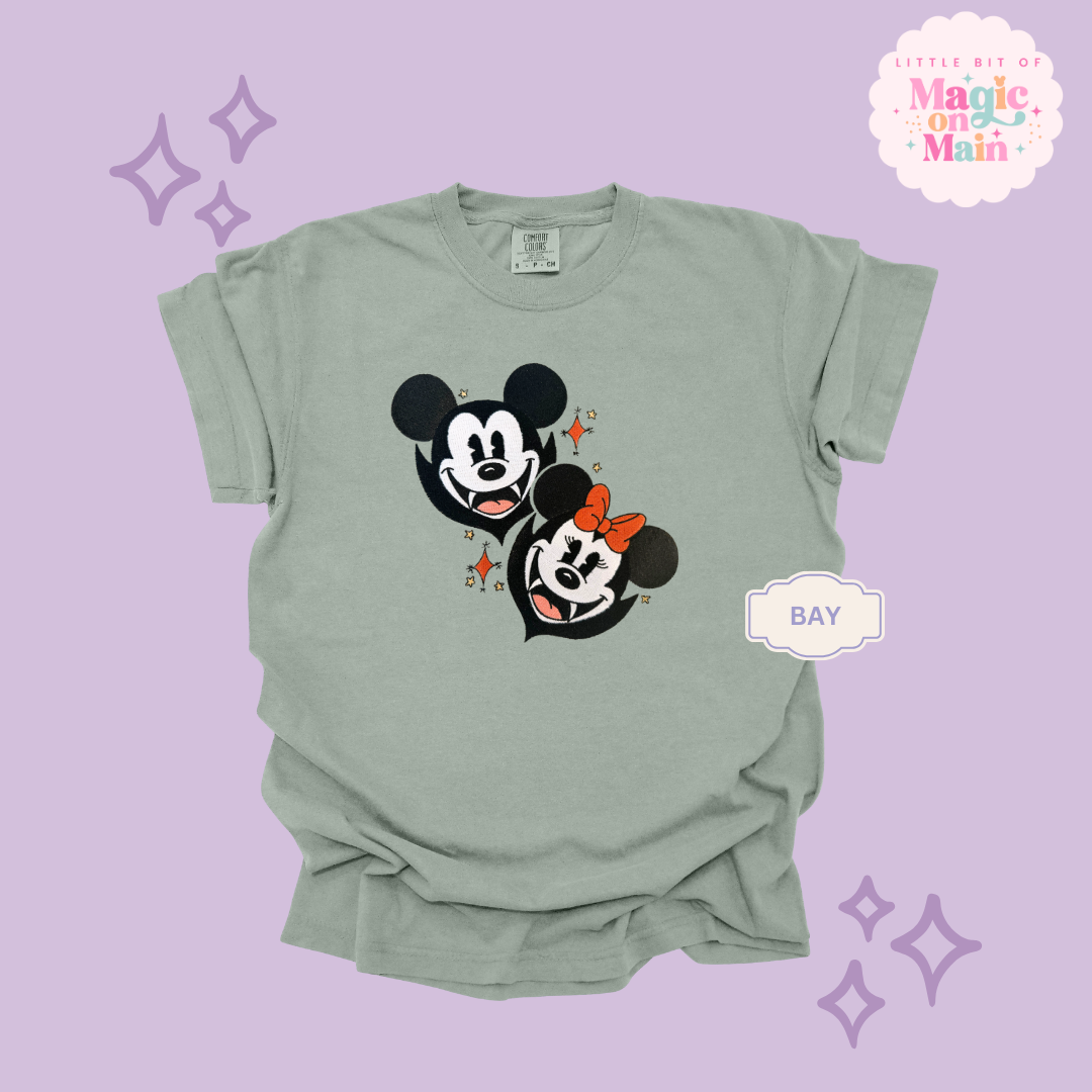 EMBROIDERED VAMPIRES - ADULT T-SHIRT