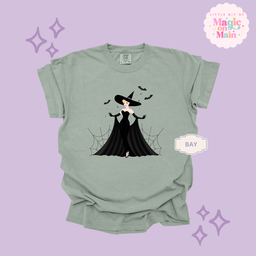 PRINTED SPOOKY CINDY - ADULT T-SHIRT