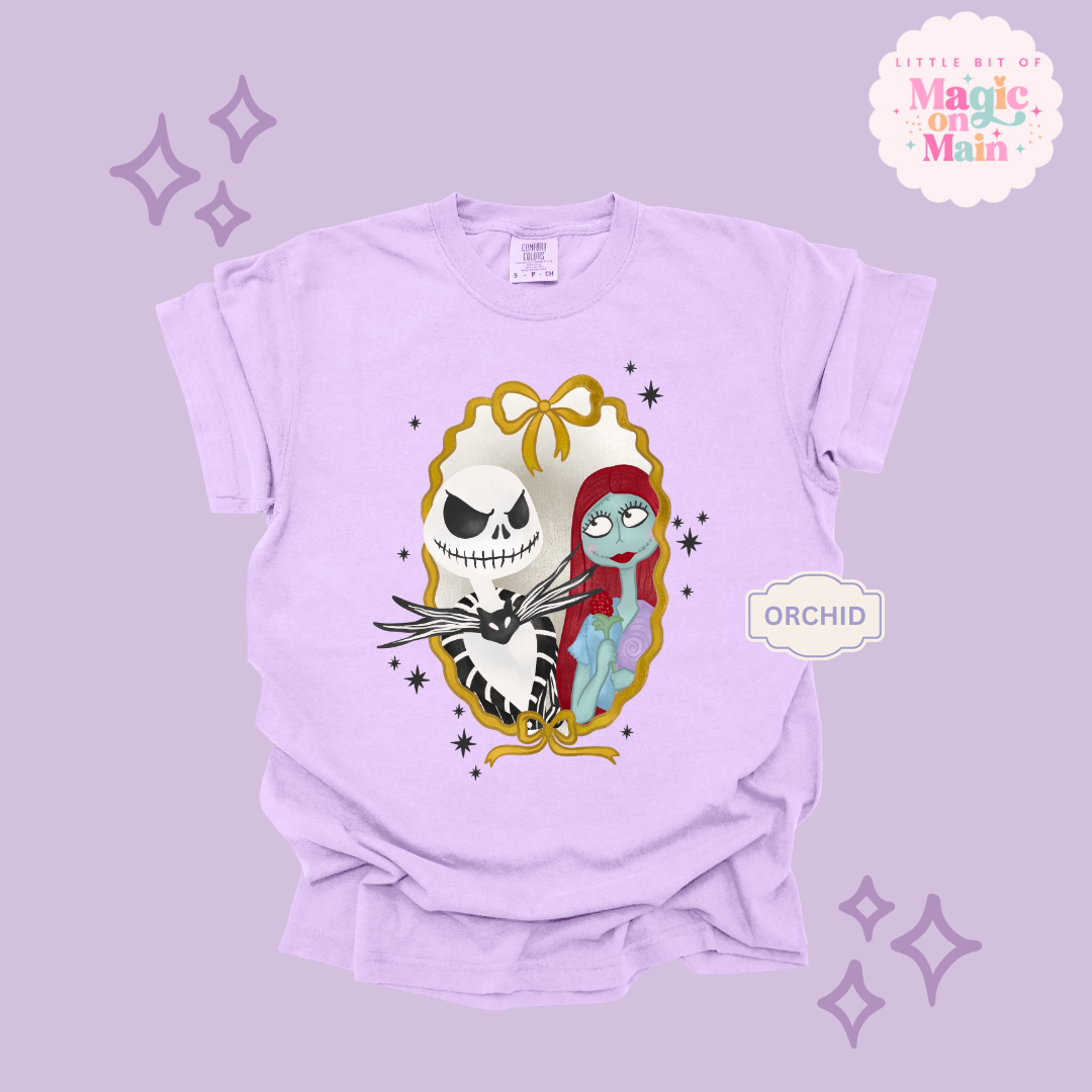 PRINTED JACK AND SALLY - ADULT T-SHIRT