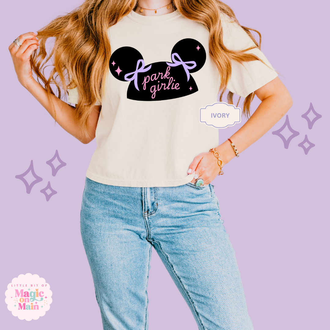 PRINTED PARK GIRLIE HAT - EXCLUSIVE TO MoM - WOMENS BOXY T-SHIRT