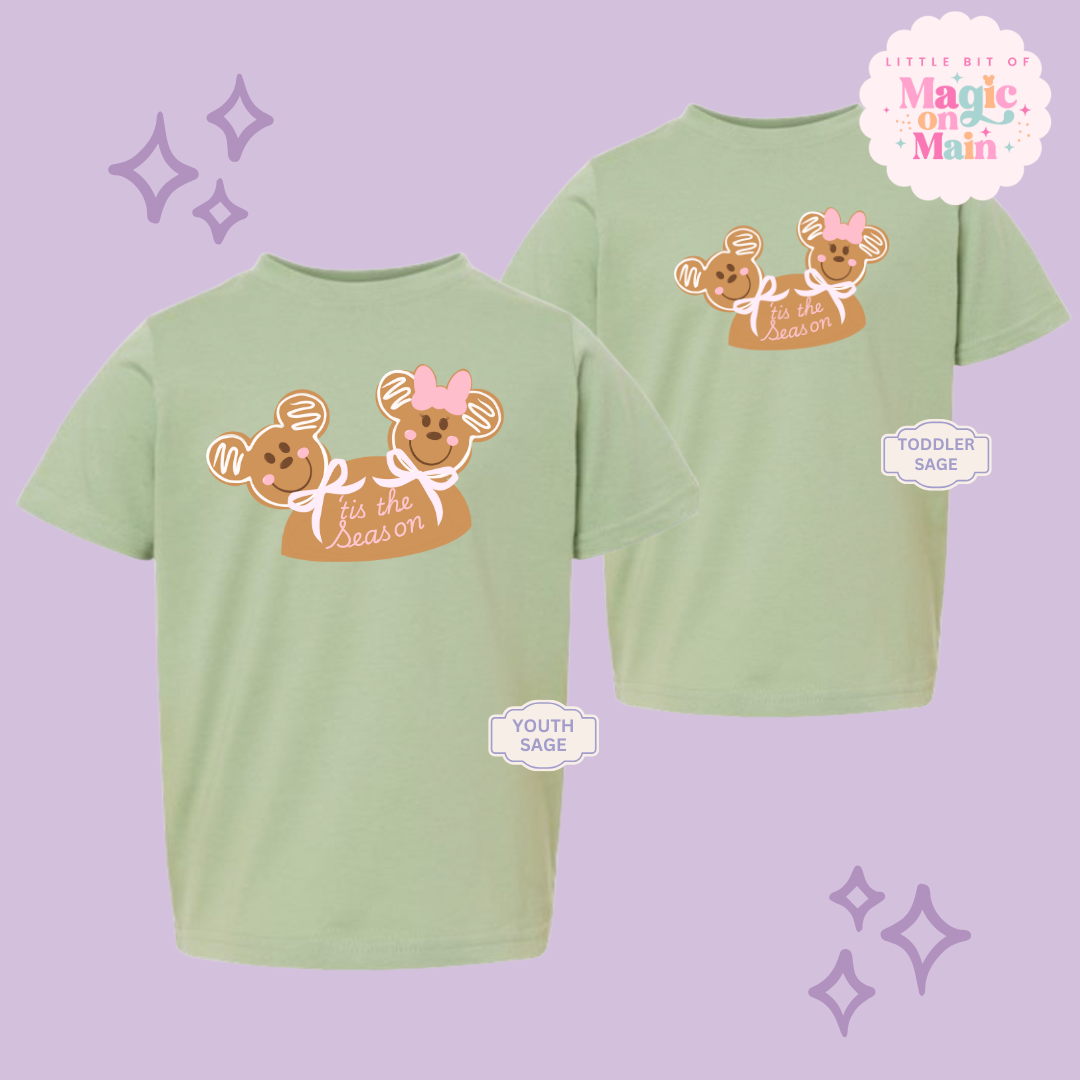 PRINTED MICKEY & MINNIE GINGERBREAD HAT - EXCLUSIVE TO MoM - YOUTH/TODDLER