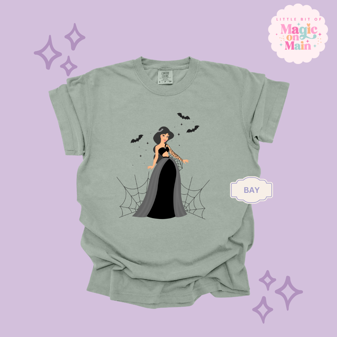 PRINTED SPOOKY JASMINE - ADULT T-SHIRT