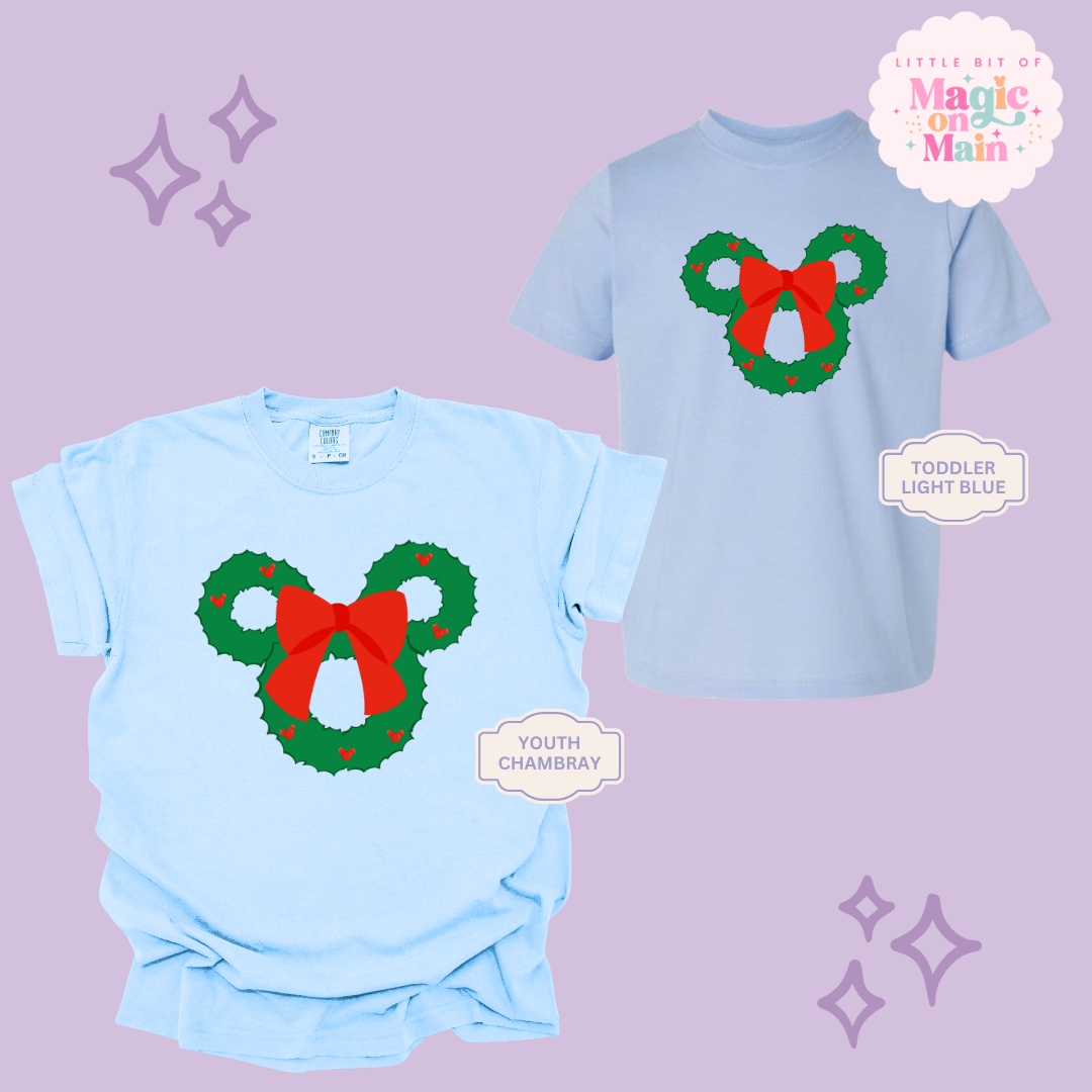 PRINTED MICKEY WREATH - EXCLUSIVE TO MoM - YOUTH/TODDLER
