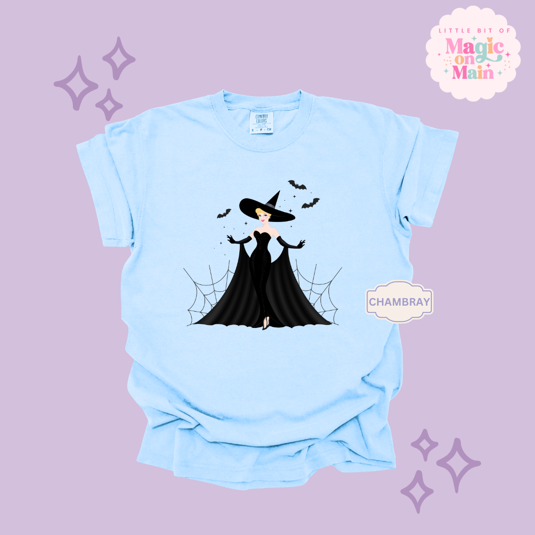 PRINTED SPOOKY CINDY - ADULT T-SHIRT