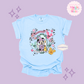 PRINTED NEON HALLOWEEN MINNIE - ADULT T-SHIRT