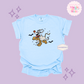 EMBROIDERED GHOST PLUTO - ADULT T-SHIRT