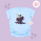 PRINTED MALEFICENT MINNIE - ADULT T-SHIRT