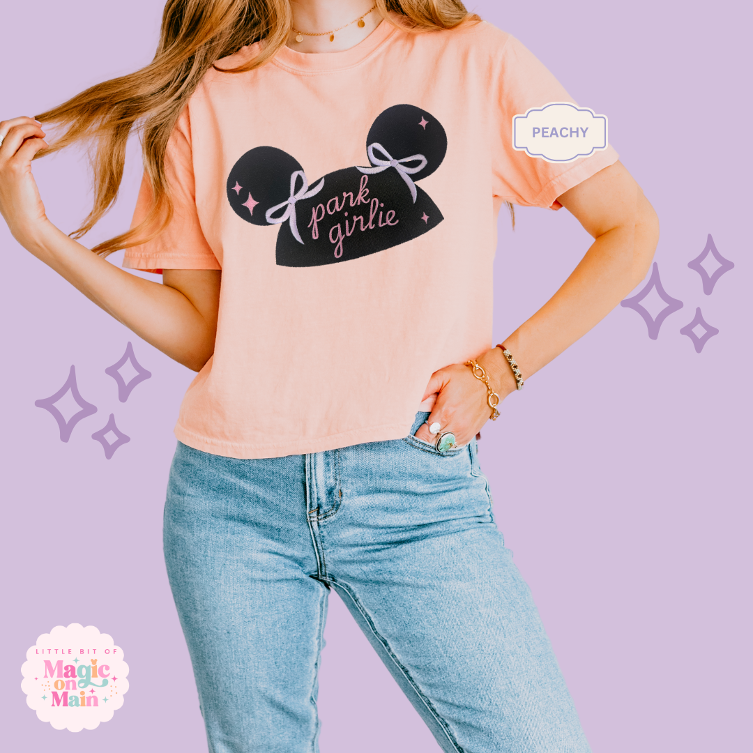 EMBROIDERED PARK GIRLIE HAT - EXCLUSIVE TO MoM - WOMENS BOXY T-SHIRT