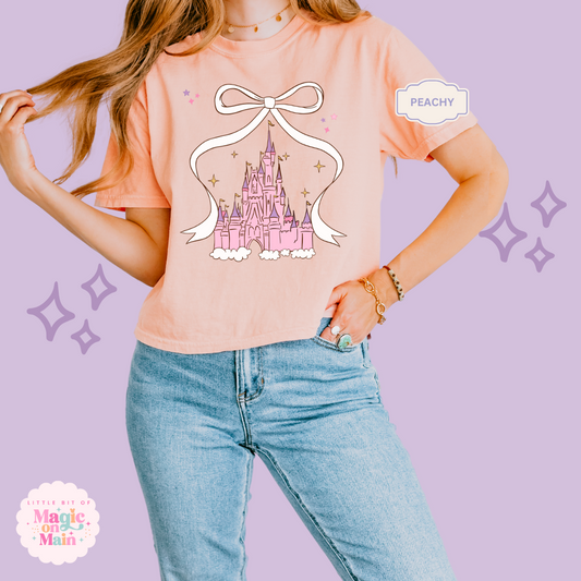 PRINTED CASTLE - WOMENS BOXY T-SHIRT