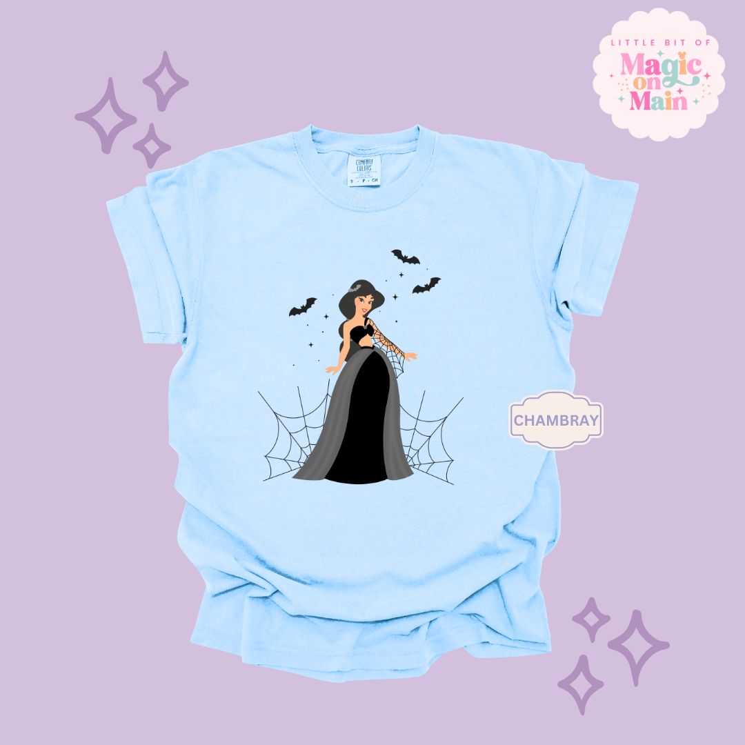 PRINTED SPOOKY JASMINE - ADULT T-SHIRT