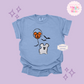 EMBROIDERED CLASSIC MICKEY GHOIST - ADULT T-SHIRT