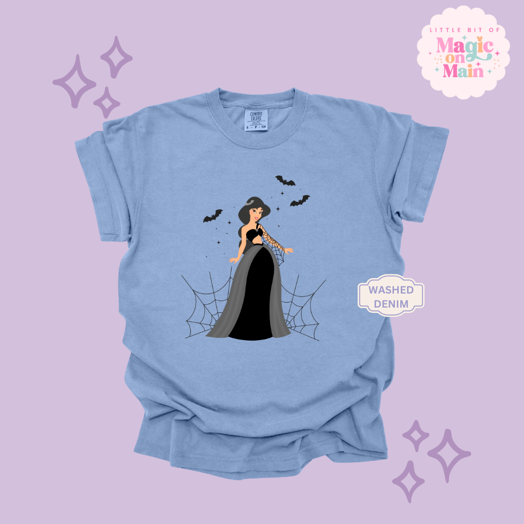 PRINTED SPOOKY JASMINE - ADULT T-SHIRT
