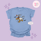 EMBROIDERED GHOST PLUTO - ADULT T-SHIRT