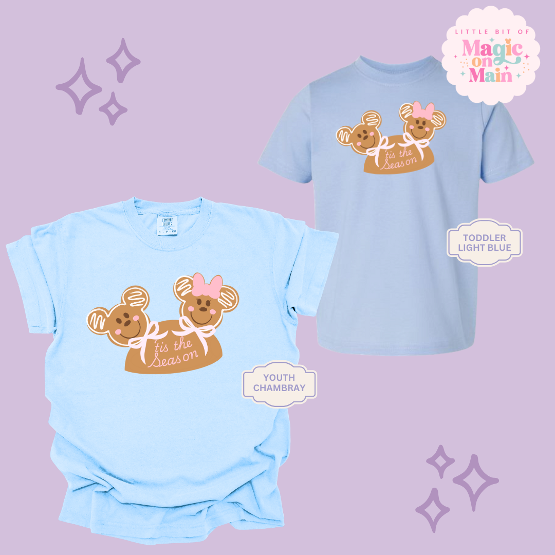 PRINTED MICKEY & MINNIE GINGERBREAD HAT - EXCLUSIVE TO MoM - YOUTH/TODDLER