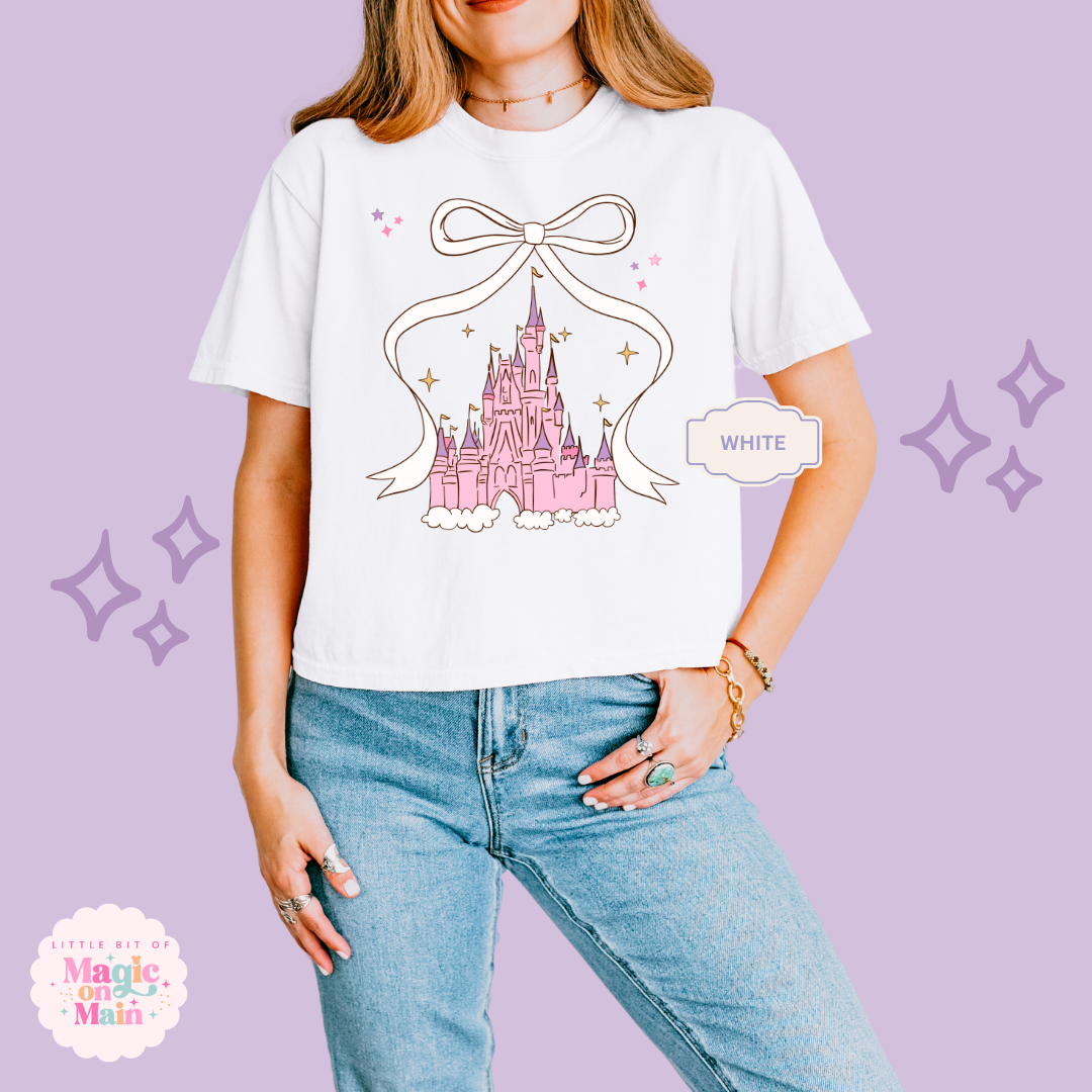 PRINTED CASTLE - WOMENS BOXY T-SHIRT